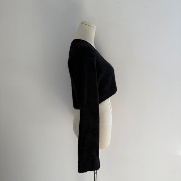 Lna Ean Shrug Sweater | Black | Womens Size Medium - Picture 2 of 5
